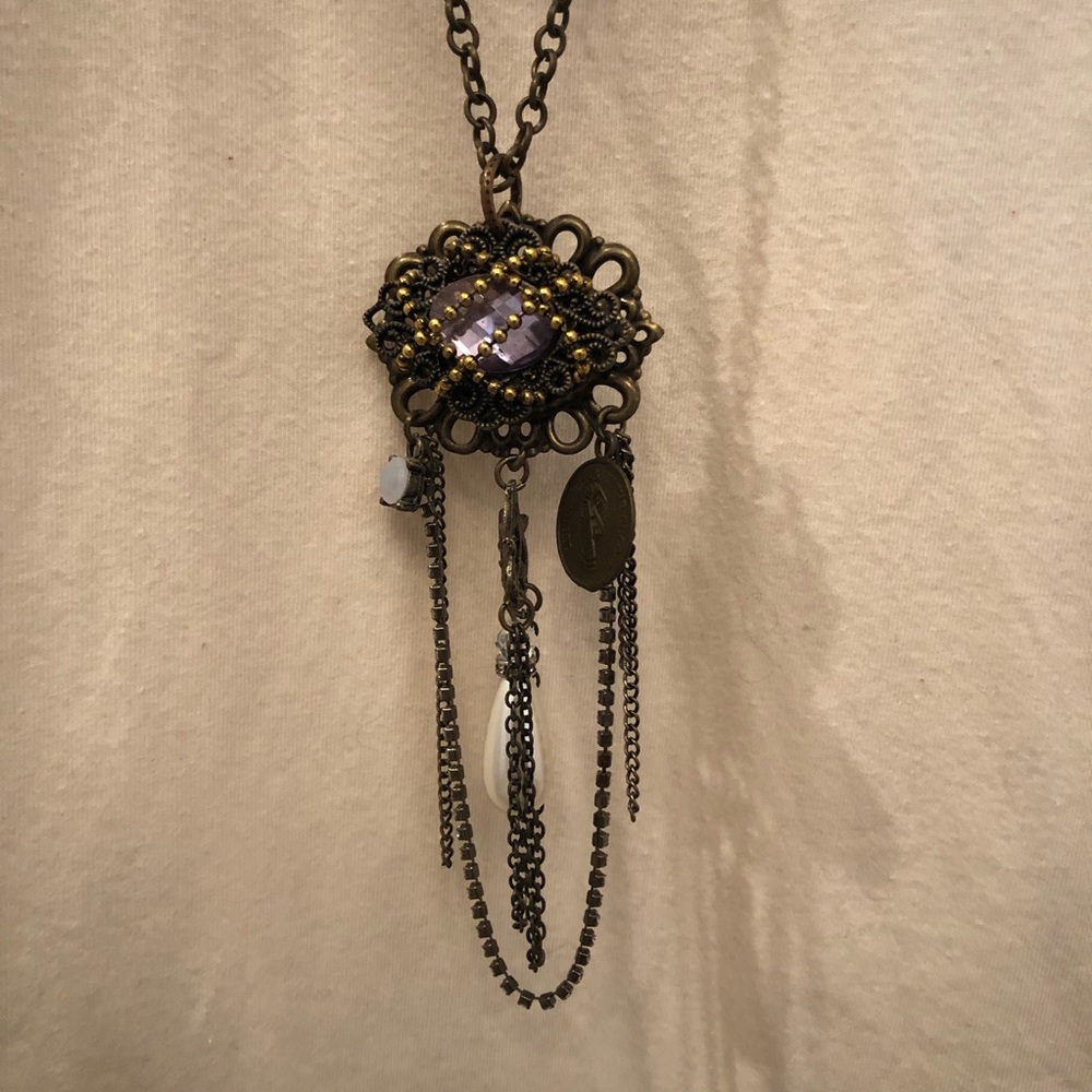Long Victorian style necklace